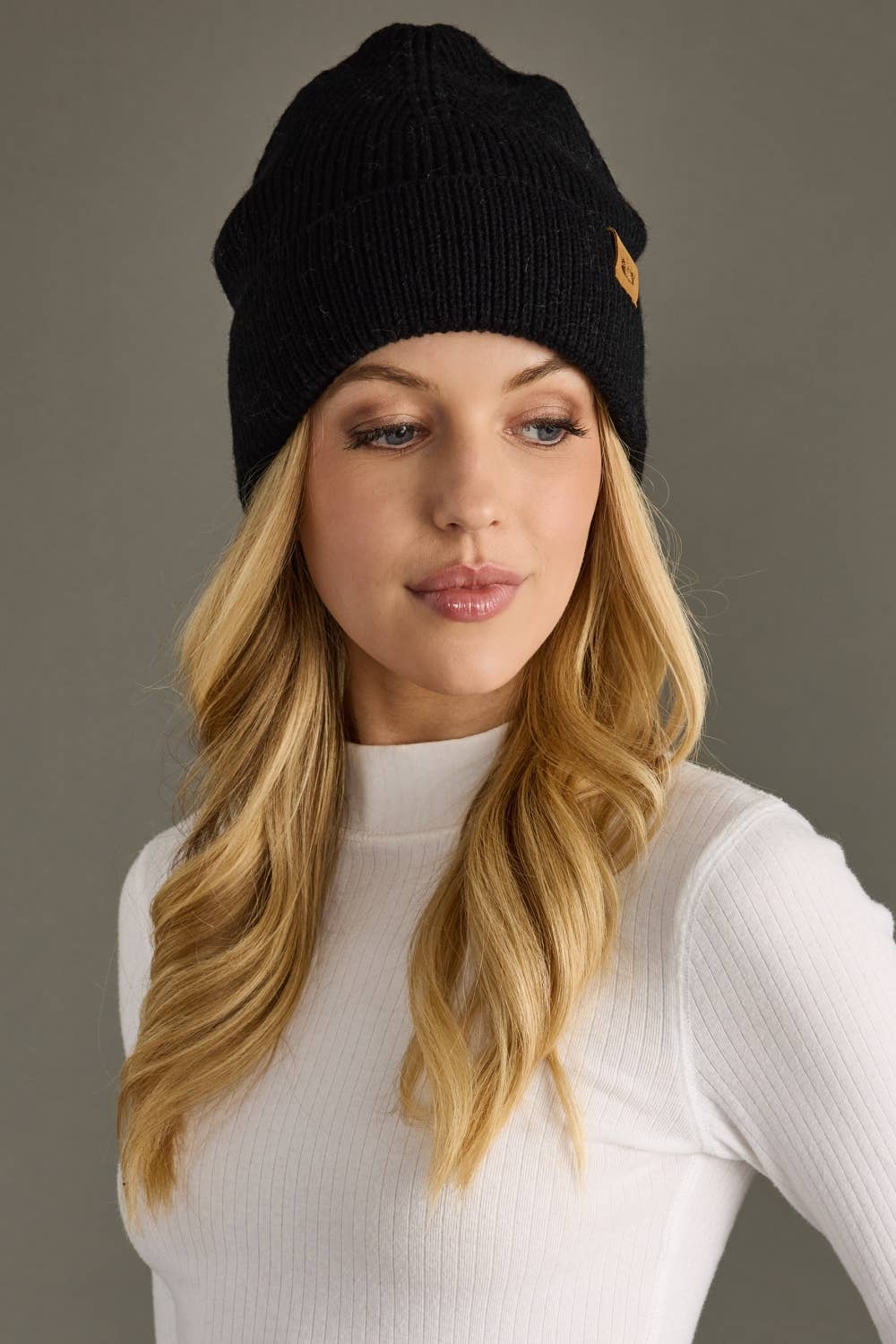 Black Knit Beanie