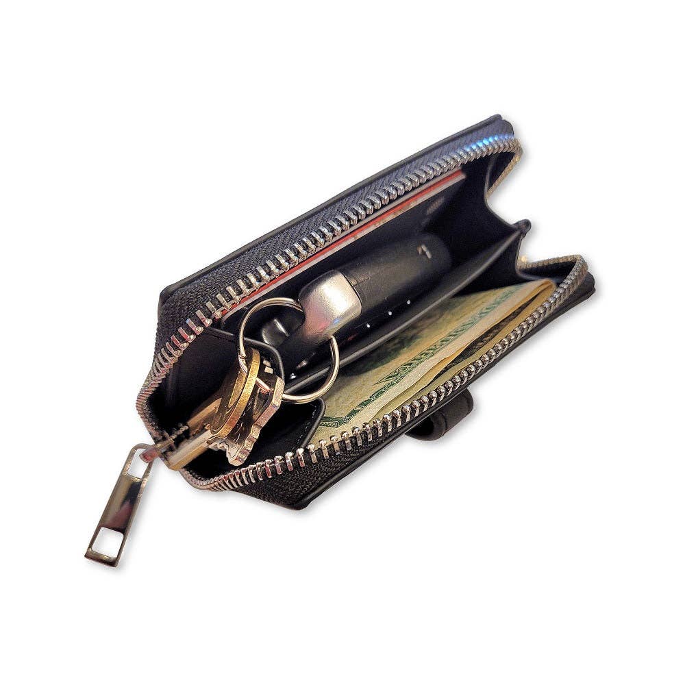 Clip & Go Strap w/Pouch Brushed Vegan Leather: Denim - Denim Pouch