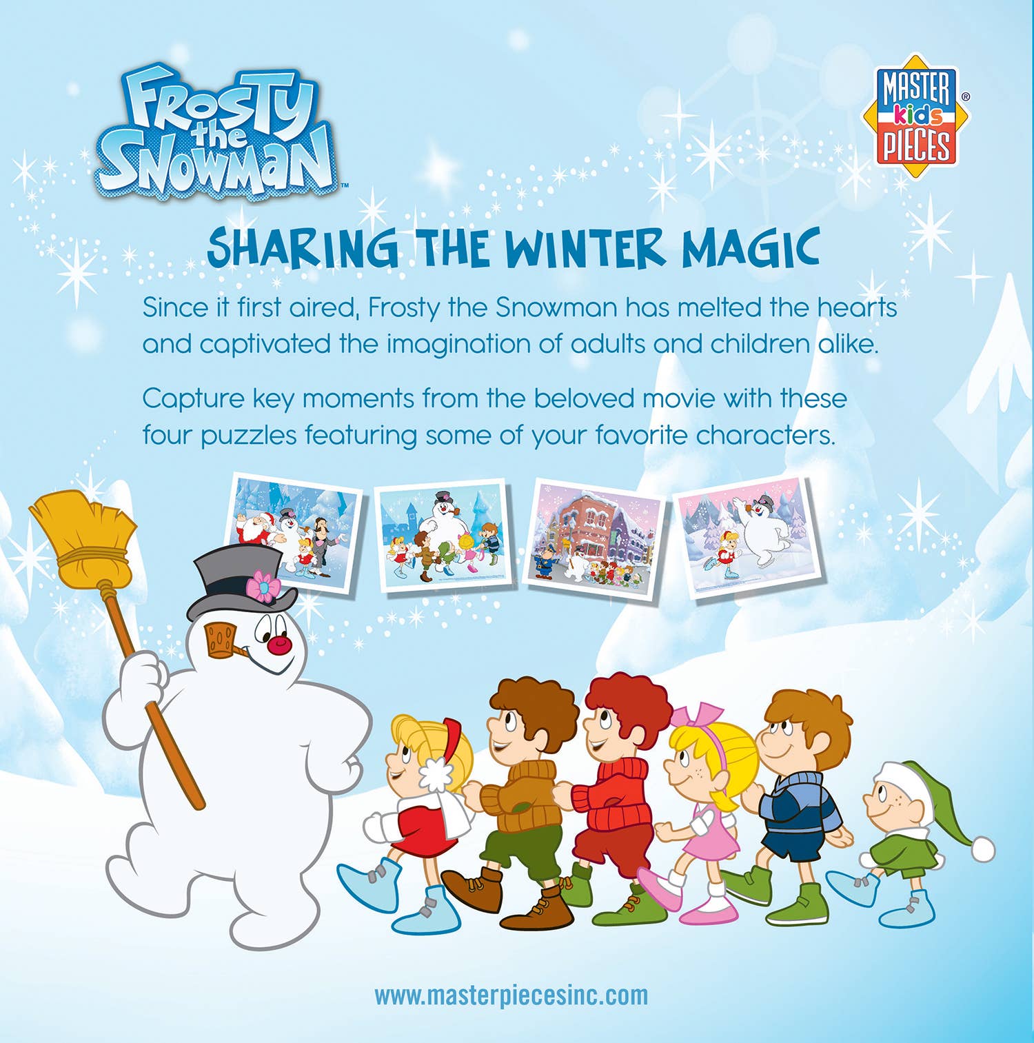 Frosty the Snowman 4-Pack 100 Piece Puzzle
