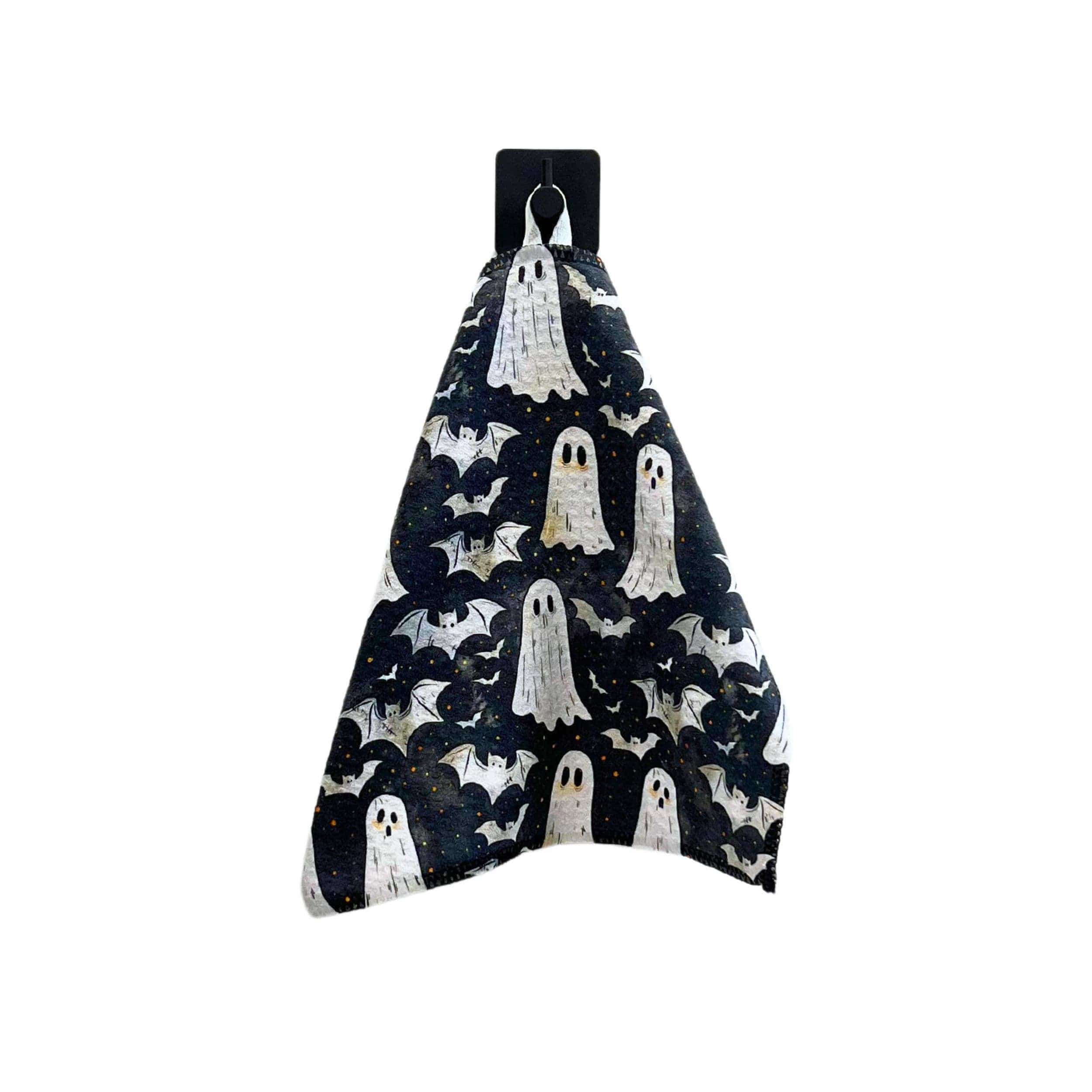 Halloween Ghost and Bat Waffle Washclothes