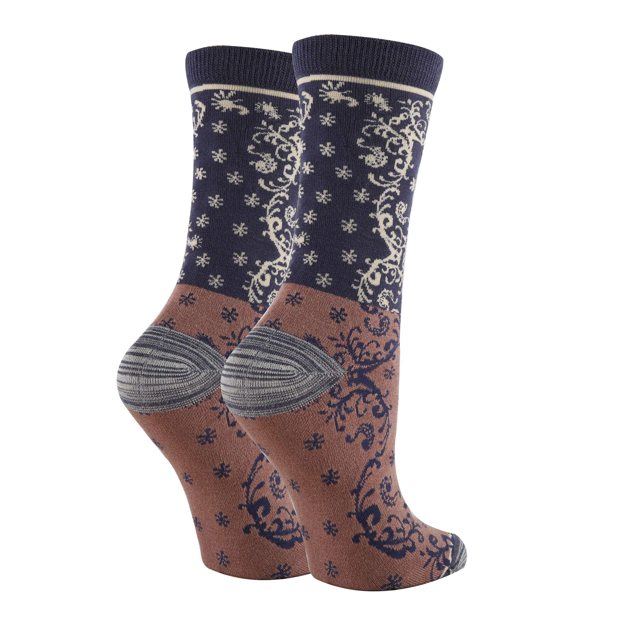 Bandidio Women's Premium Bamboo Crew Dress Socks