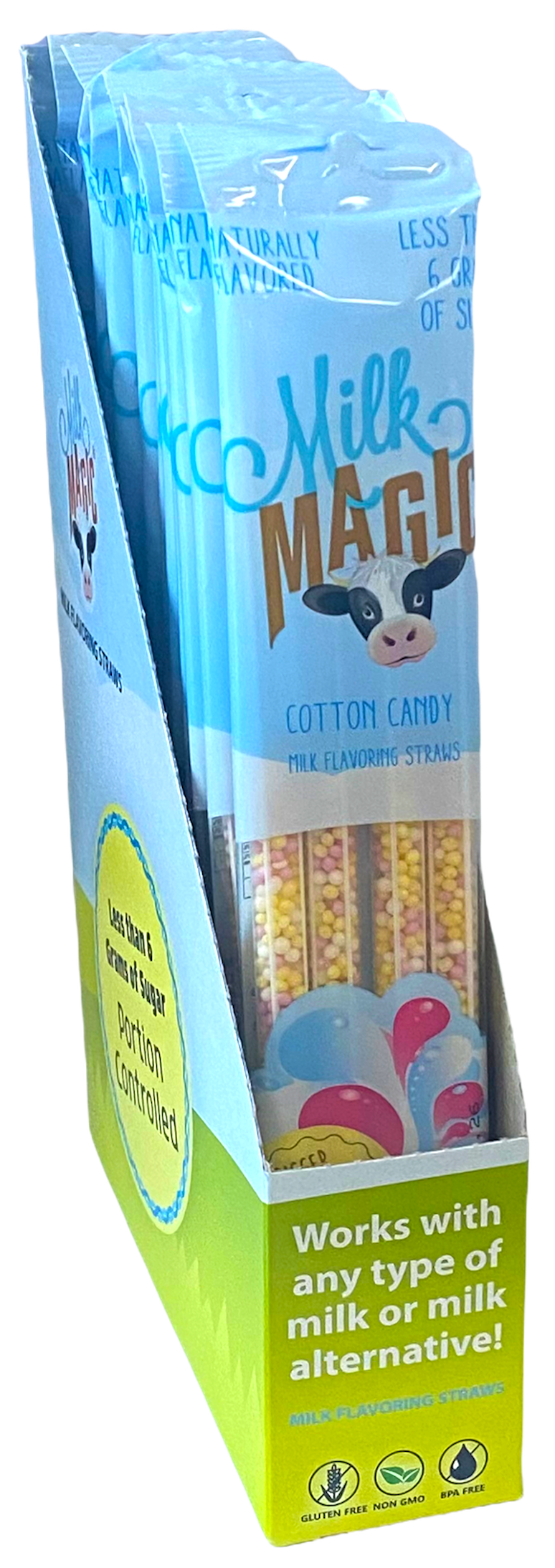 Milk Magic Cotton Candy Milk Flavoring Straws