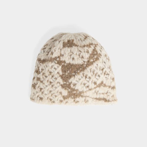 Beige Blizzard Season Hat