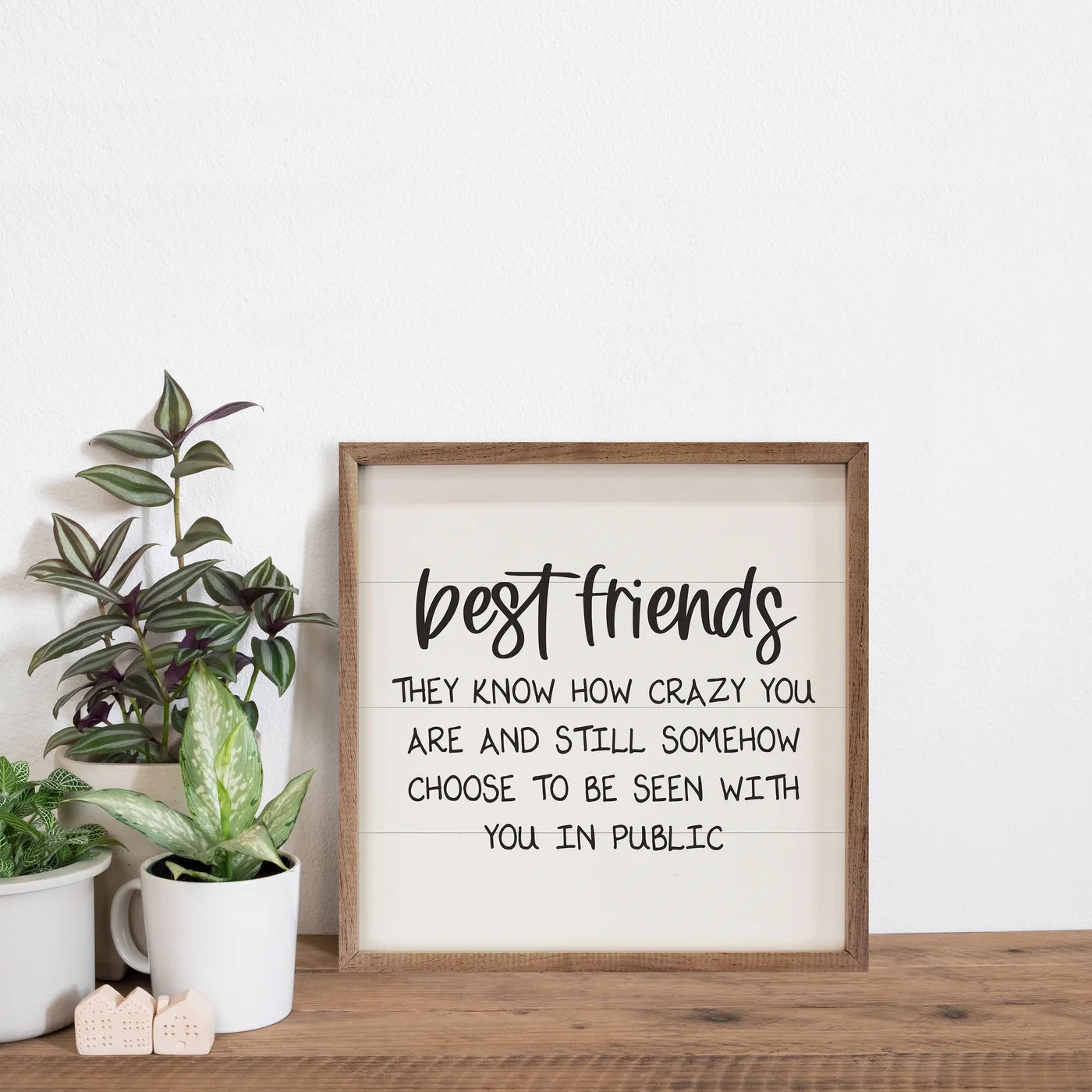 Crazy Best Friends Sign - 4x4