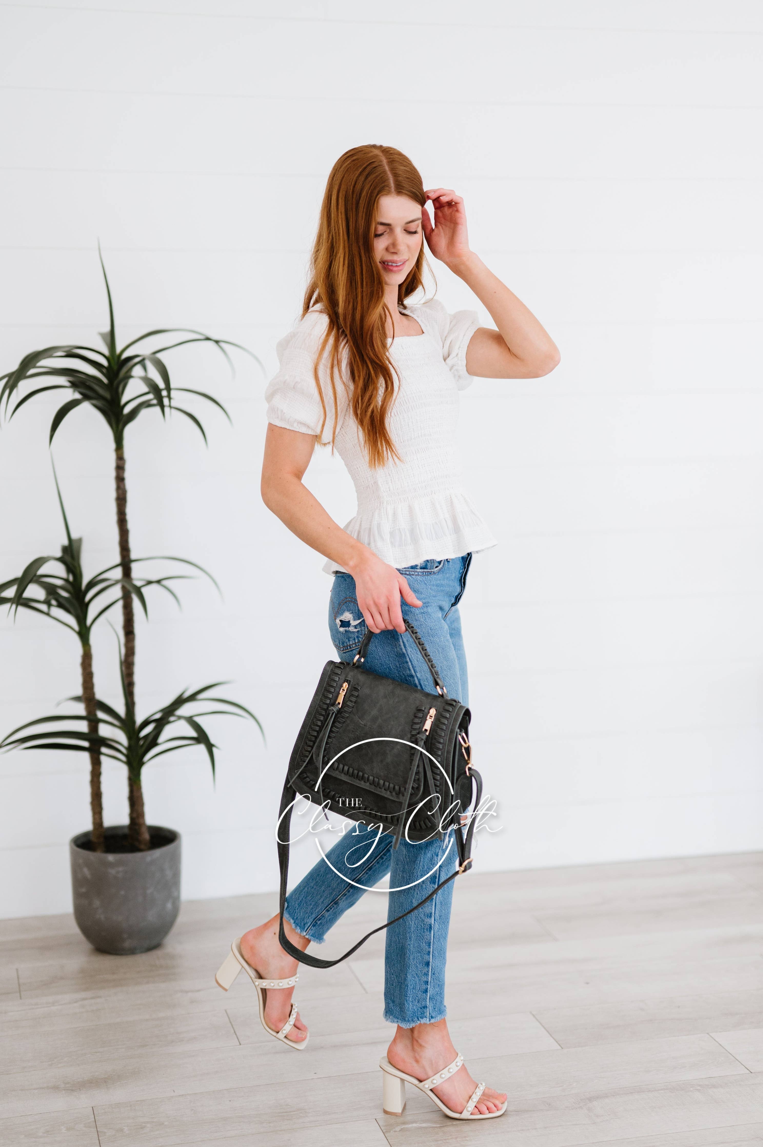 Bianca Braided Crossbody Bag