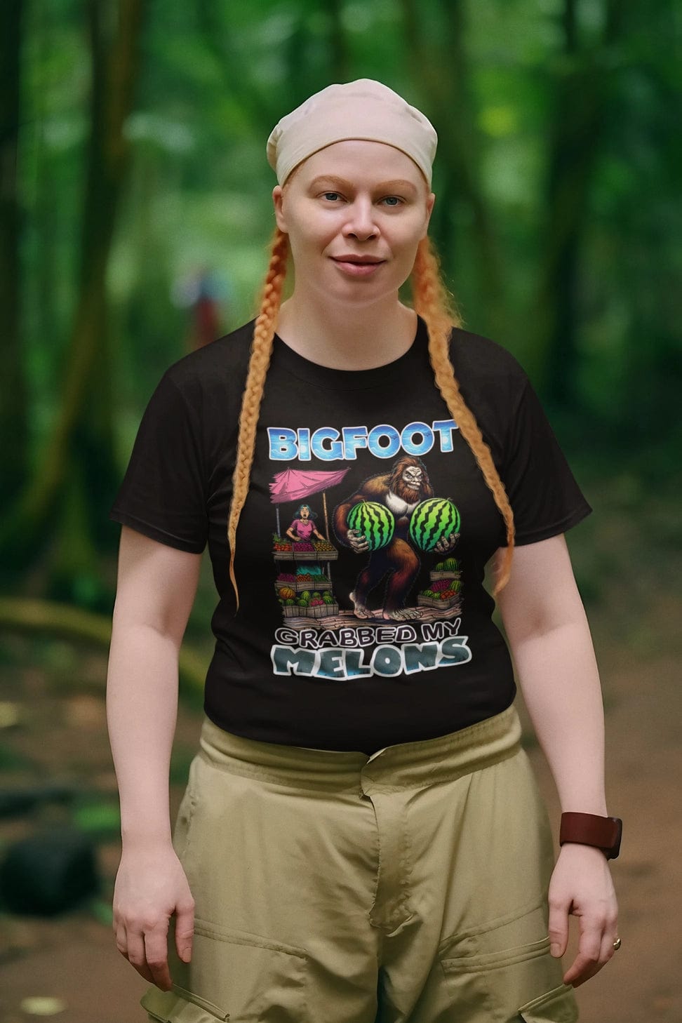 Bigfoot Grabbed My Melons T-shirt