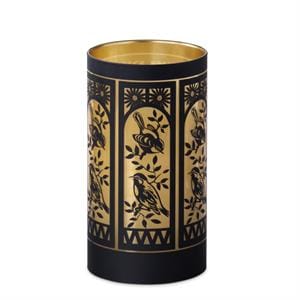 K&K Slip Cover Birds Glass Cylinder Candle Slip Cover