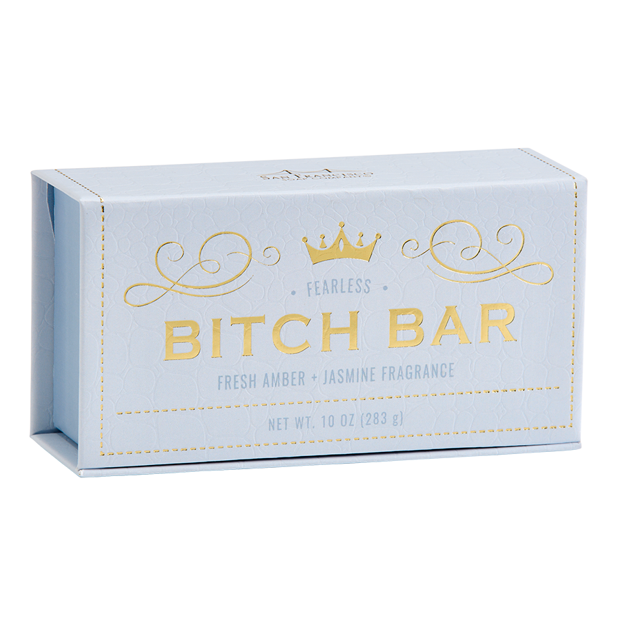San Francisco Soap / Man Bar Soap BITCH BAR FEARLESS FRESH AMBER & JASMINE