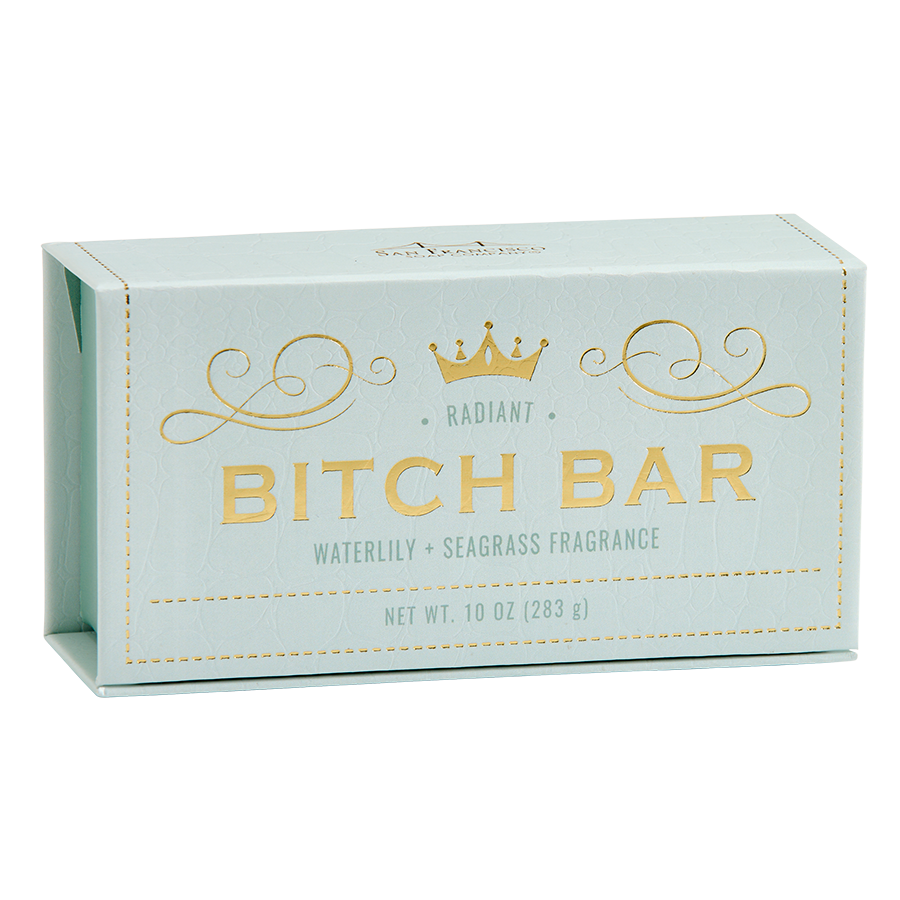 San Francisco Soap / Man Bar Soap Bar Soap BITCH BAR RADIANT WATERLILLY + SEAGRASS