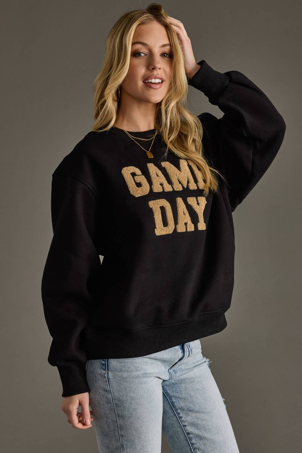 Black Game Day Sweatshirt