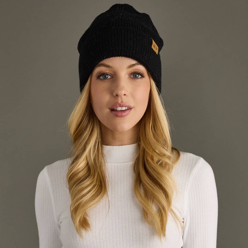 Panache Apparel Co. Beanie Black Knit Beanie
