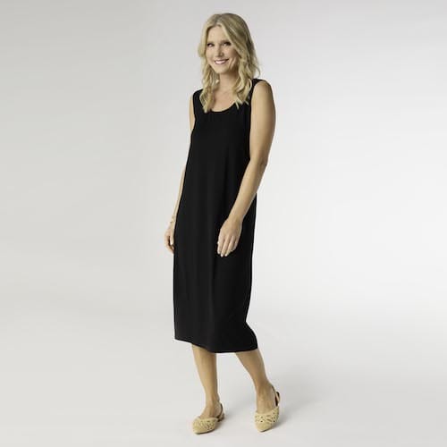 CoCo Carmen Dress Black Soft Landing Sleeveless Dress