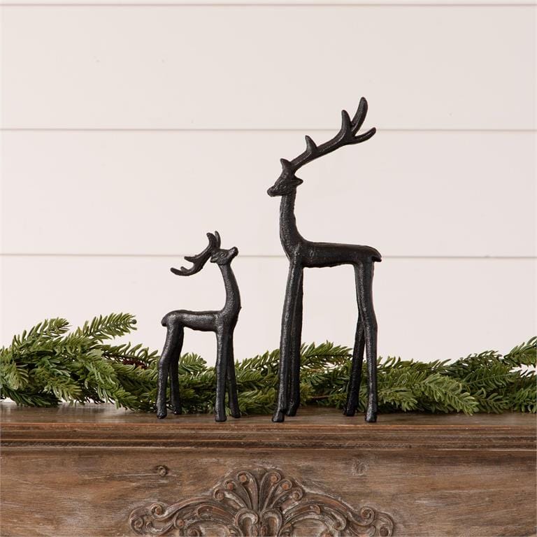 Black Wrought Iron Reindeer