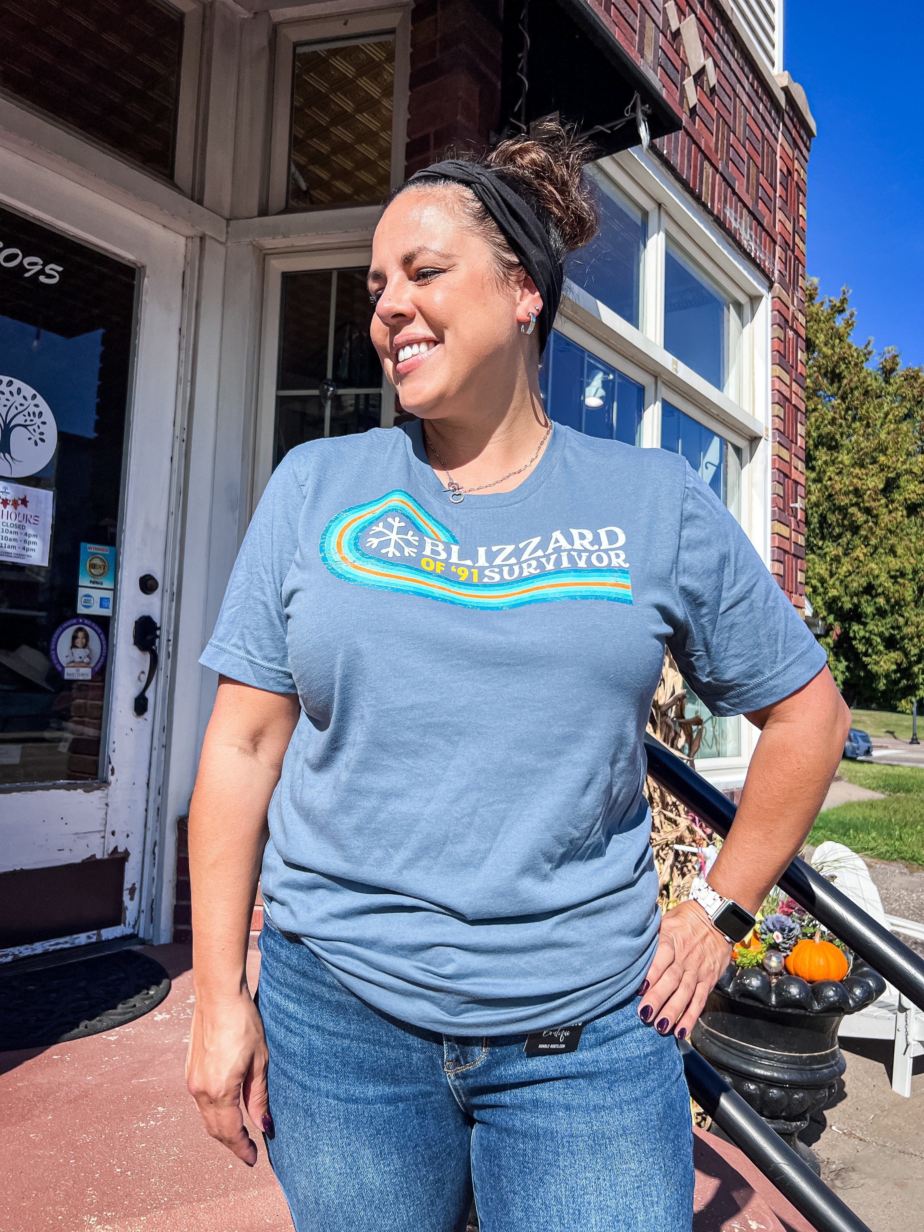 Humble Roots Boutique T-Shirt Blizzard of '91 Survivor Tee