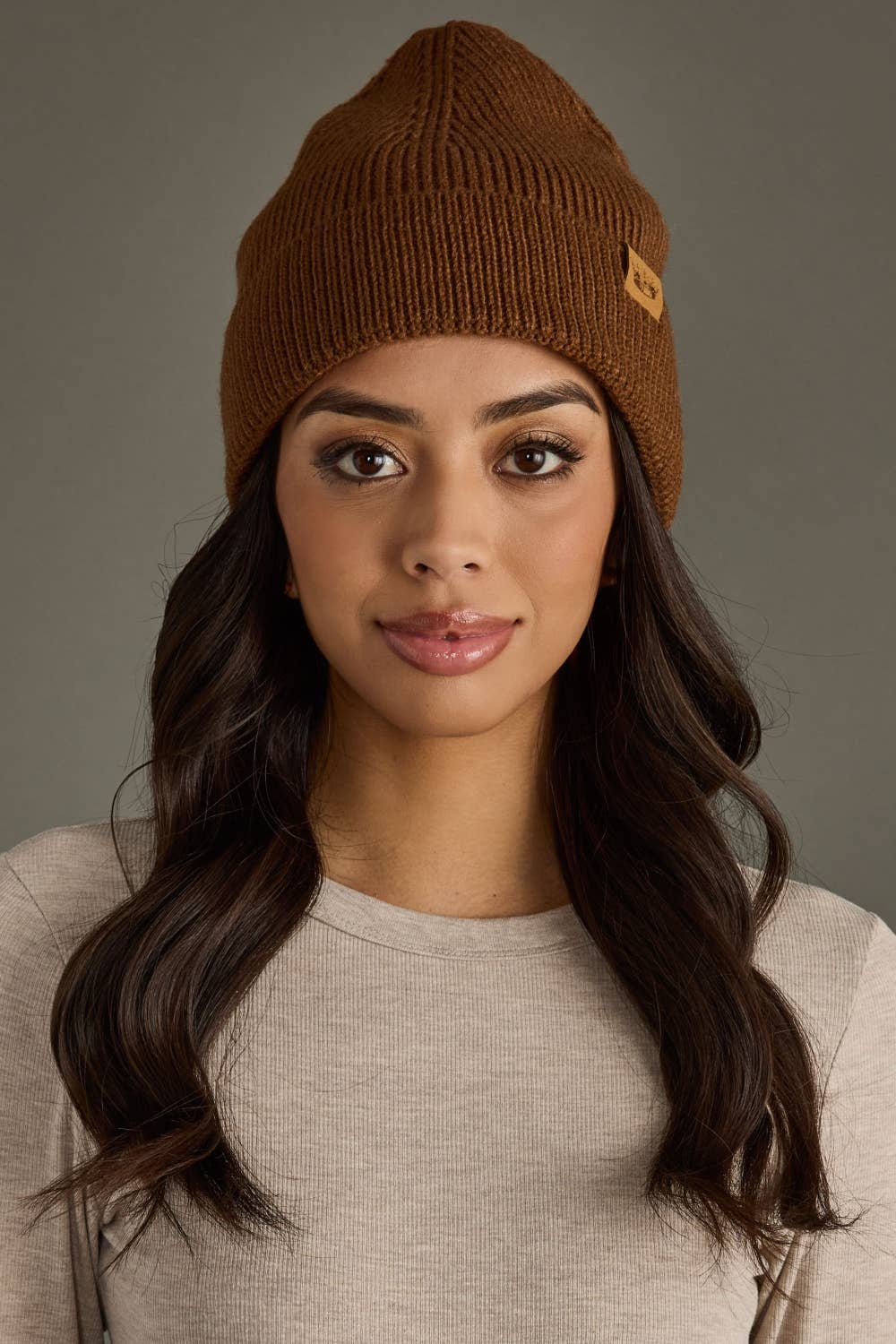 Panache Apparel Co. Beanie Brown Knit Beanie