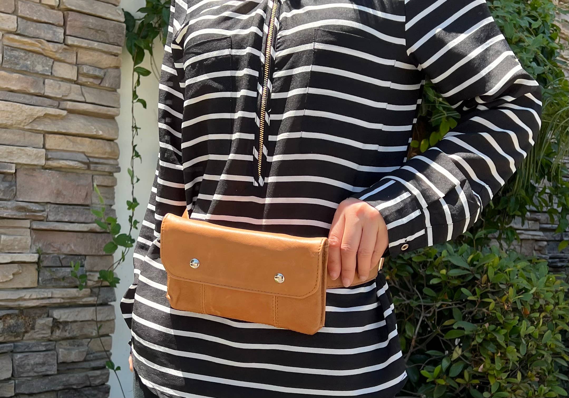 Brown Sling Bag Fanny Pack