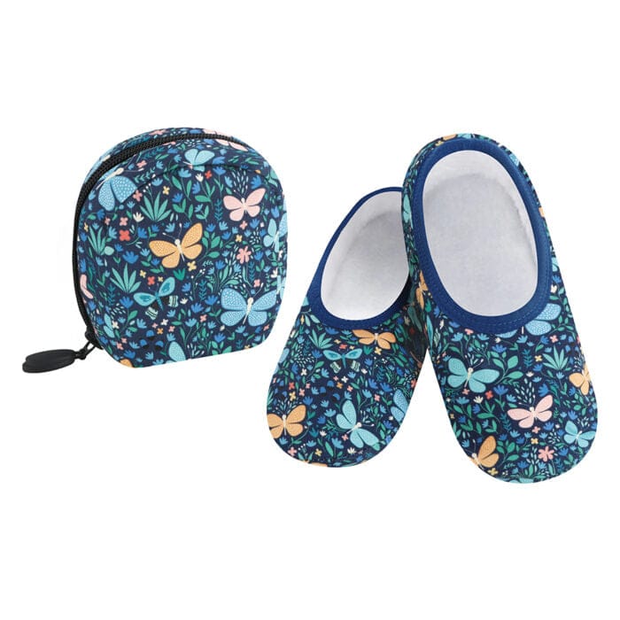 Snoozies Slippers Butterflies Snoozies Skinnies Travel Slipper