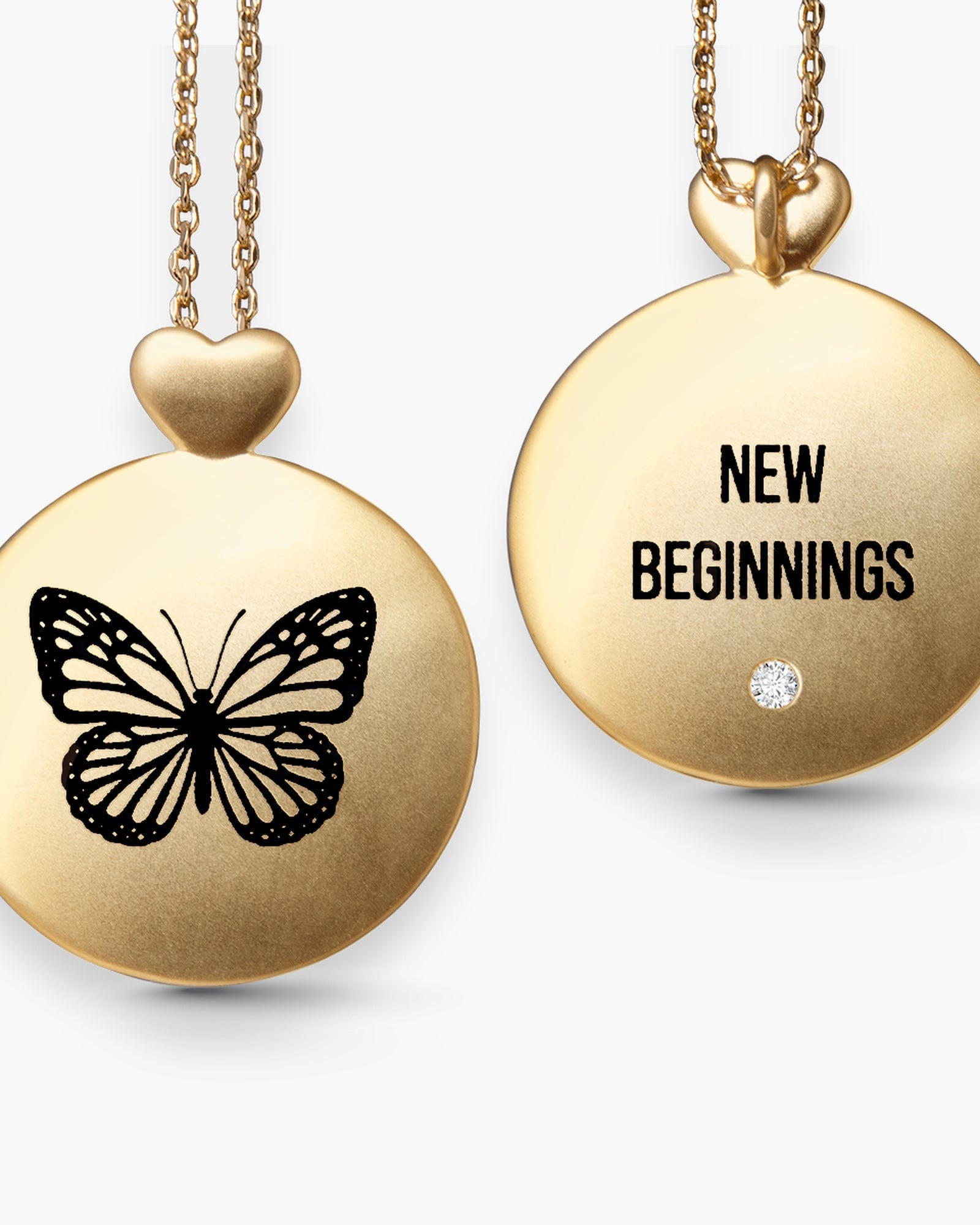 Amanda Blu Jewelry Butterfly - New Beginnings - Necklace - Gold