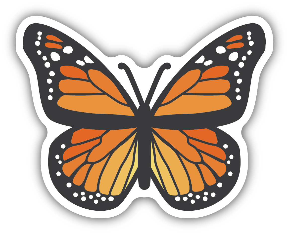 Butterfly Vinyl Sticker