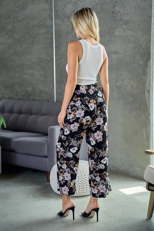 Betsy Floral Wide Leg Pants