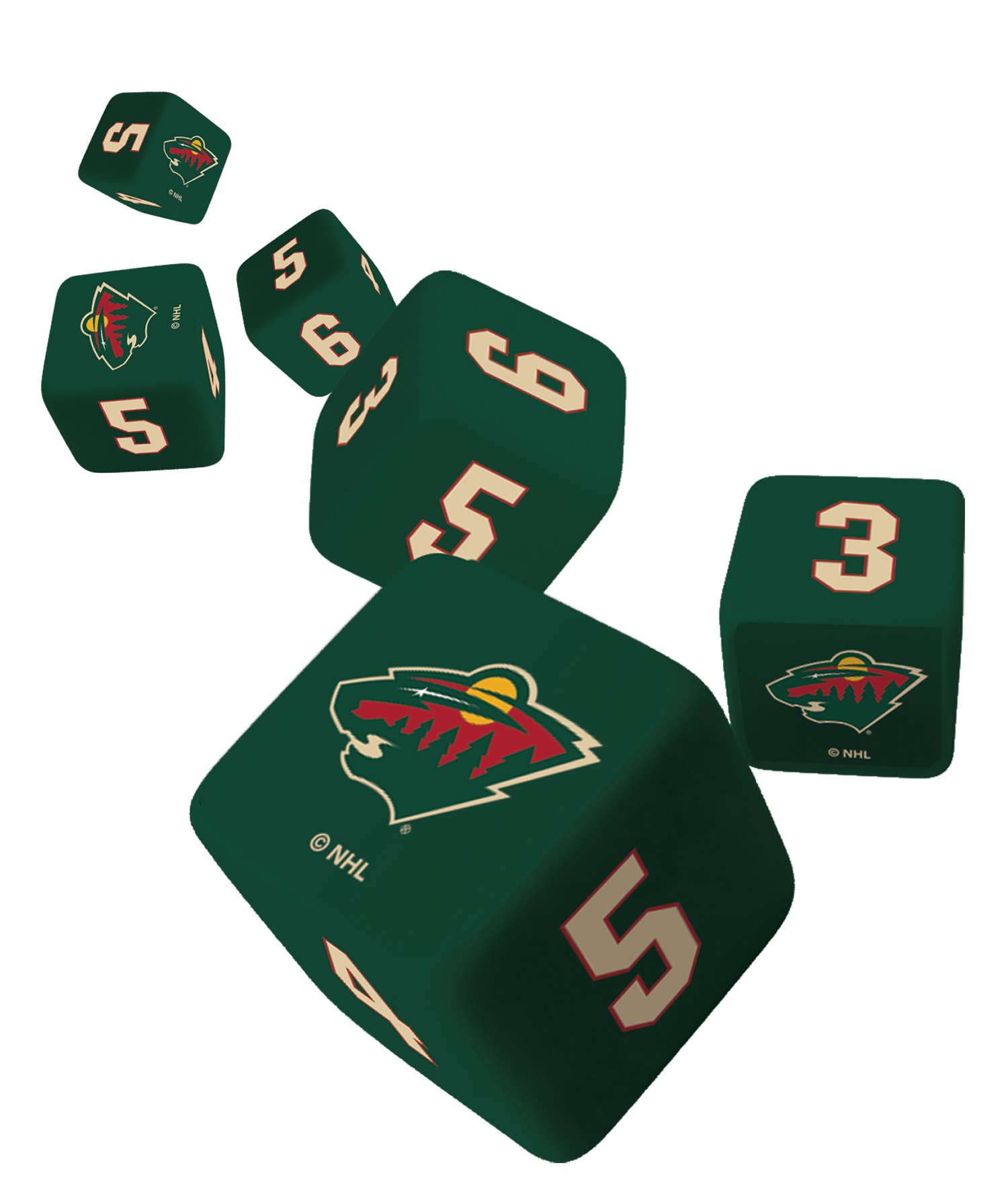 Minnesota Wild Dice Set