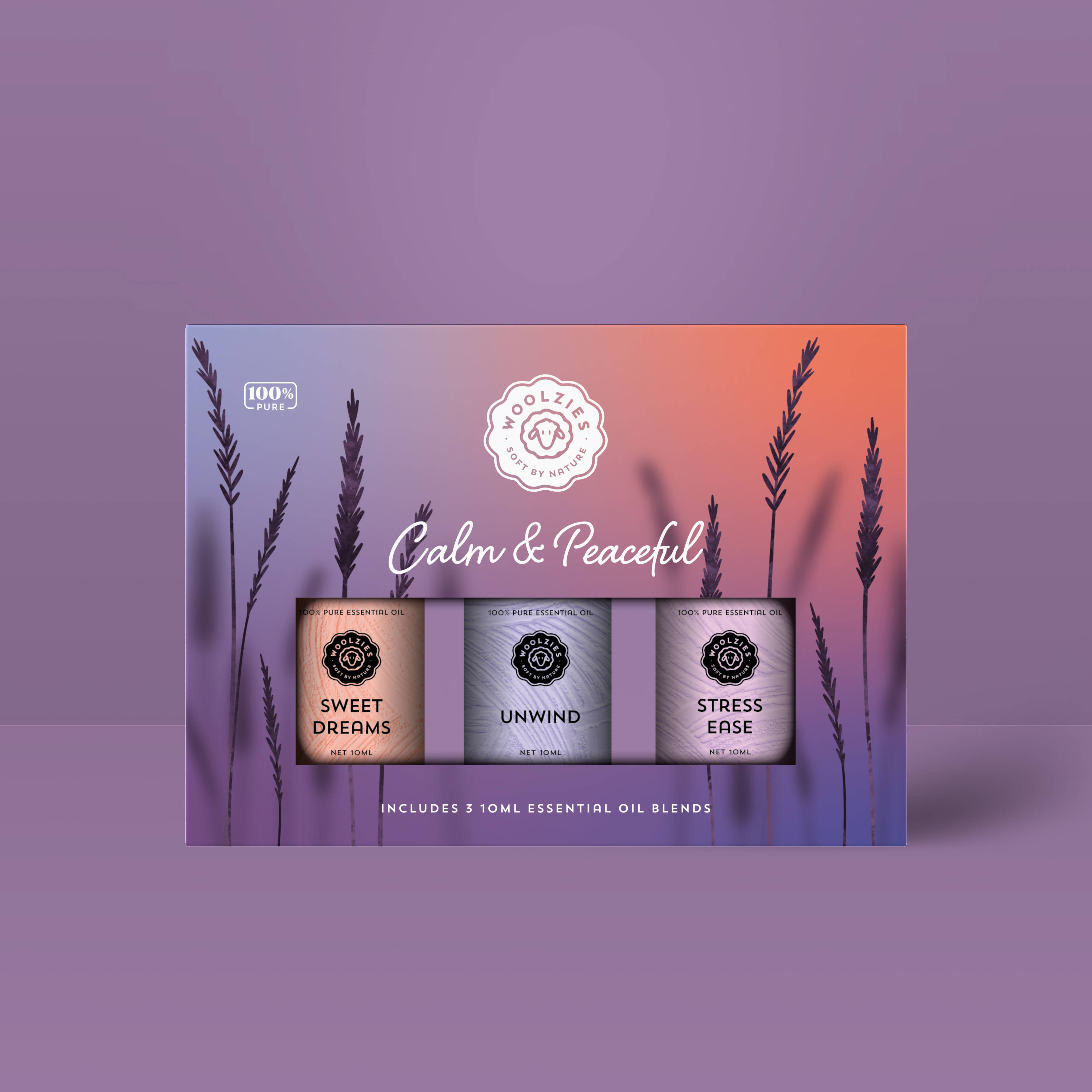Woolzies Essential oil Calm & Peaceful Essential Oil Collection