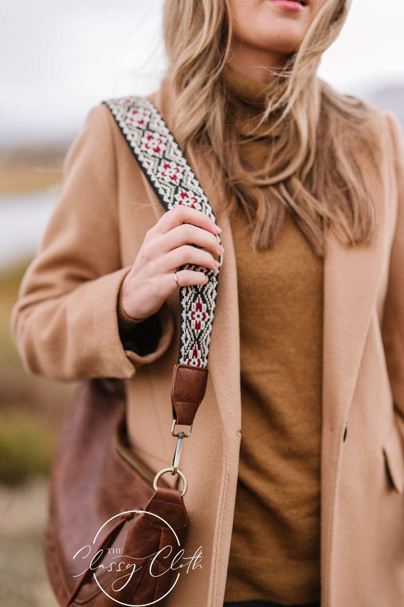 Camila Coffee Crescent Moon Shoulder Bag