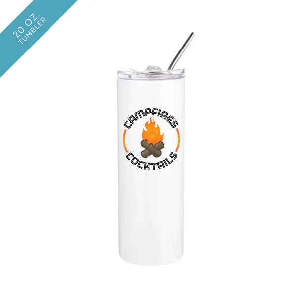 Campfires + Cocktails Insulated Tumbler