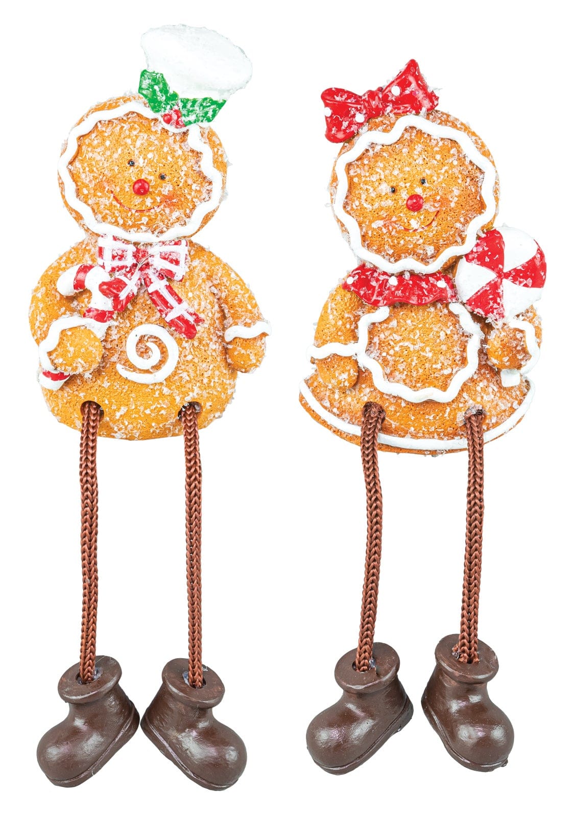 Hannah's Seasonal Decor Candied GIngerbread Dangle
