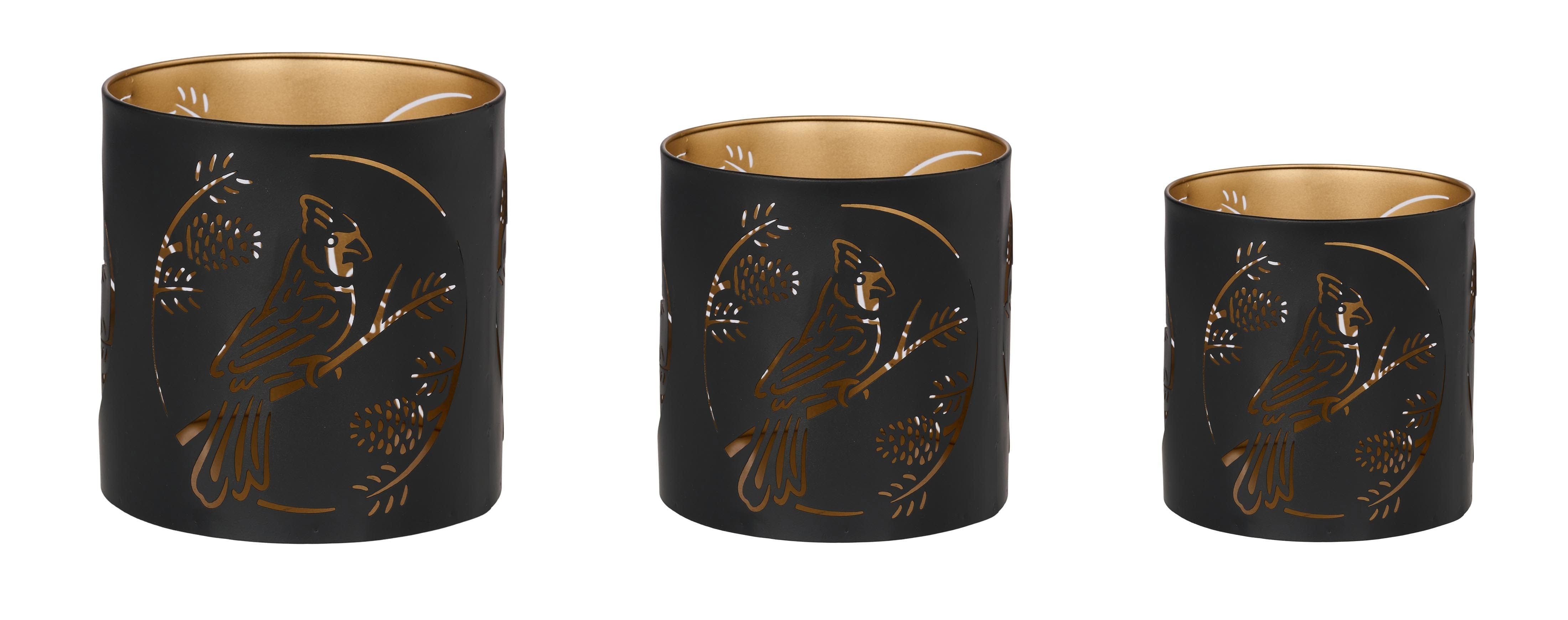 MJJ #8 (Melissa) Cylinder Holder Cardinal Cylinder Holder - Black & Gold