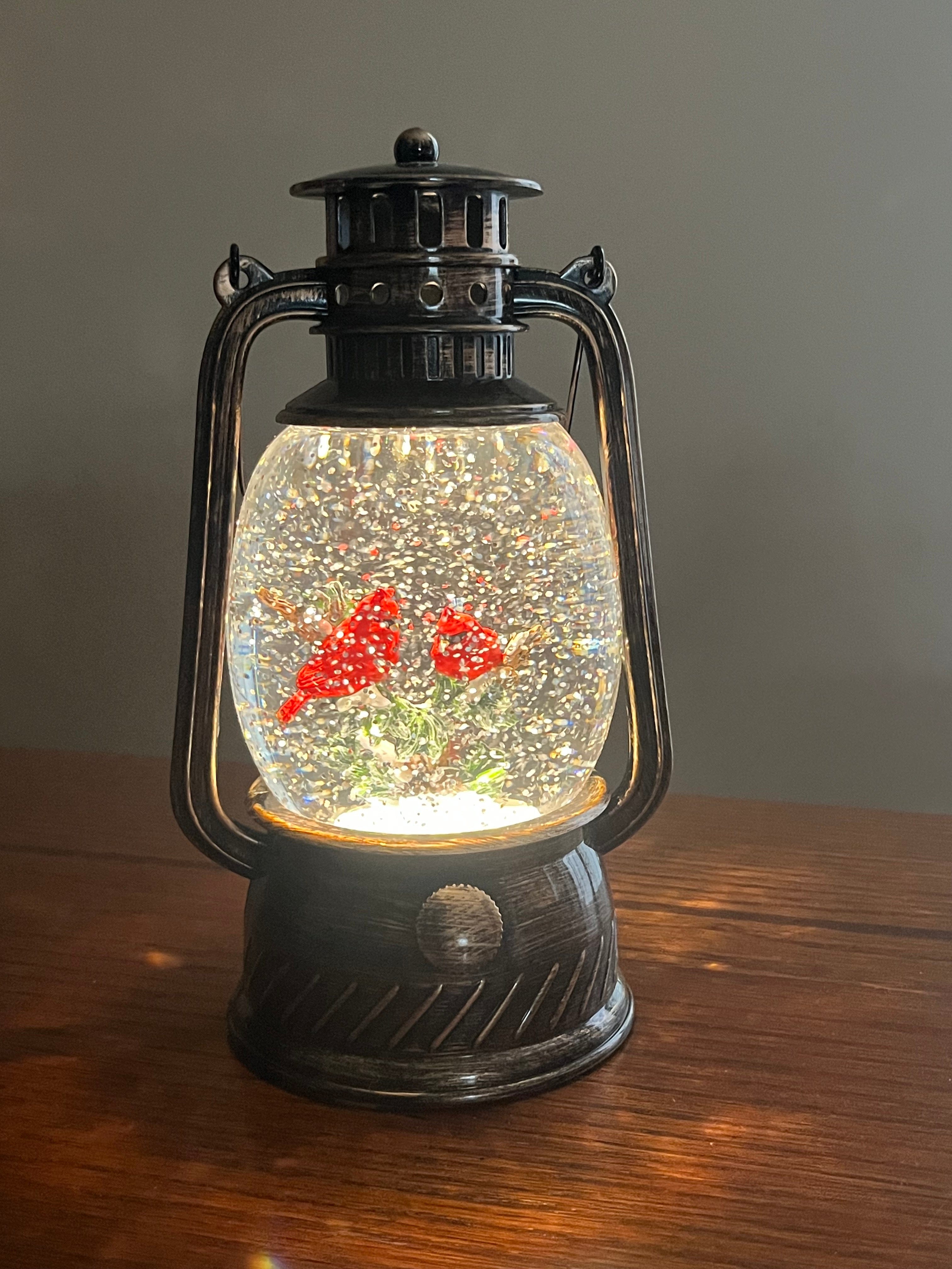 APM #4 (Andy) Cardinal,WaterGlobe,Lantern Cardinal Water Globe Lantern