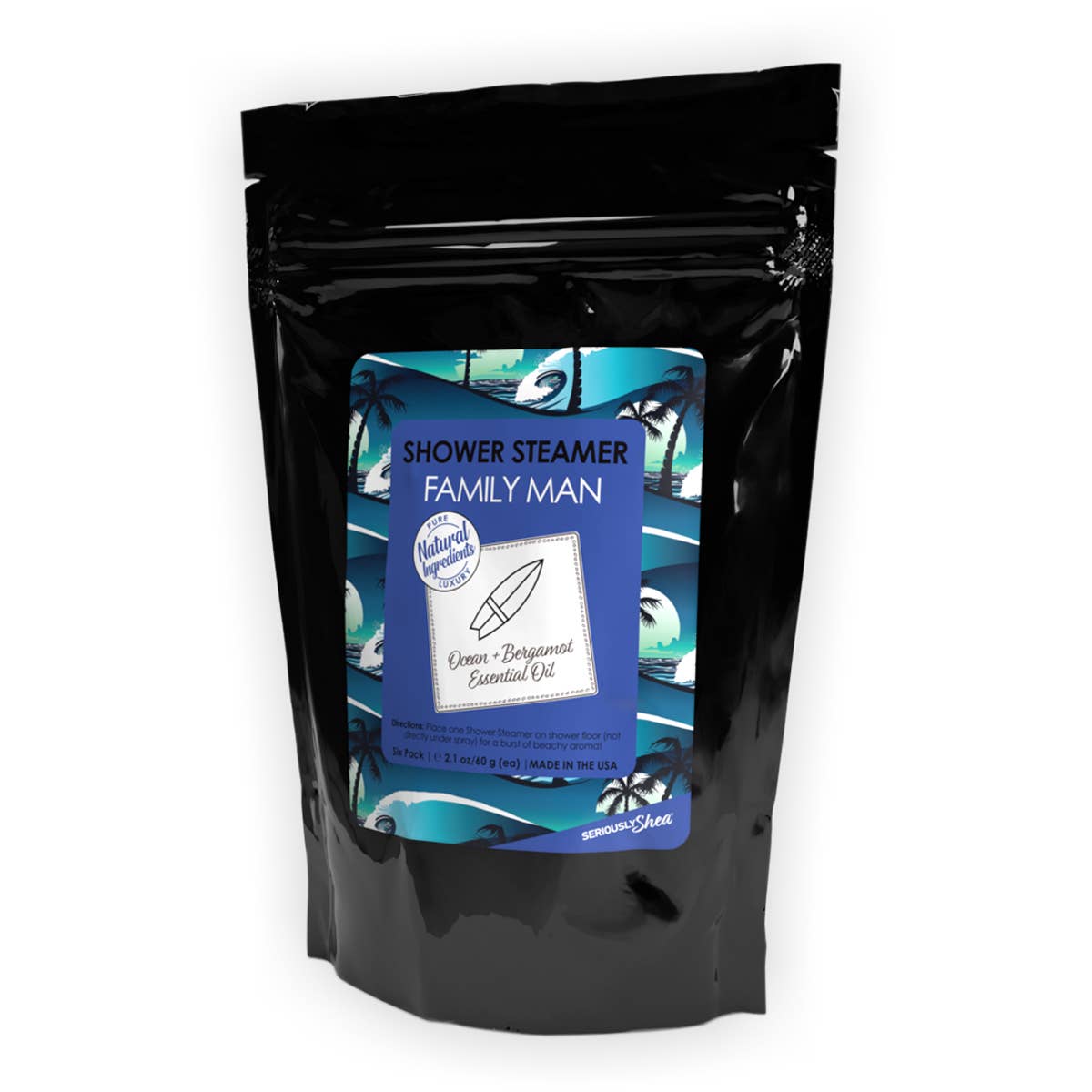 Family ManShower Steamer 6-pack