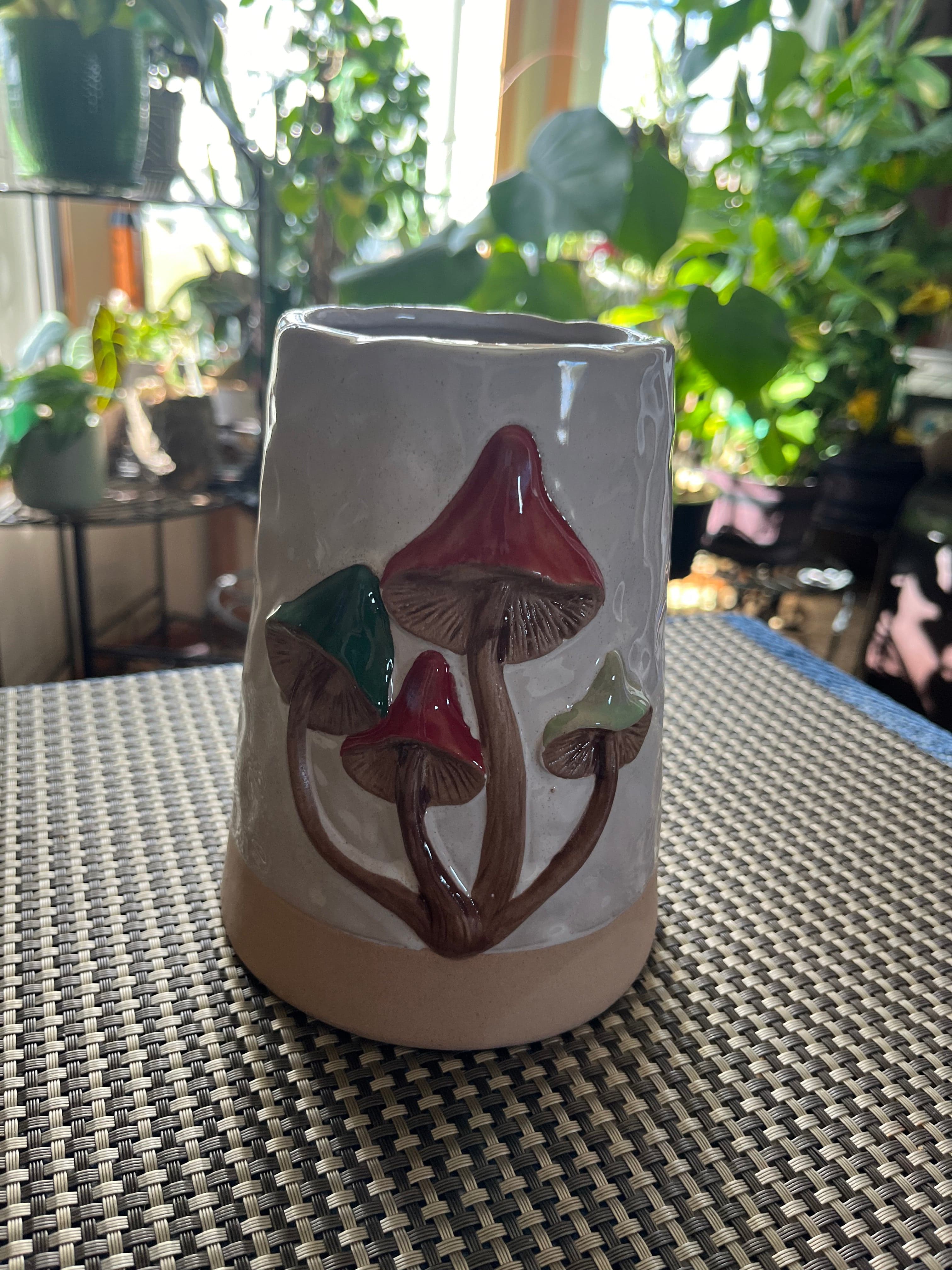 Ceramic Mushroom Vase