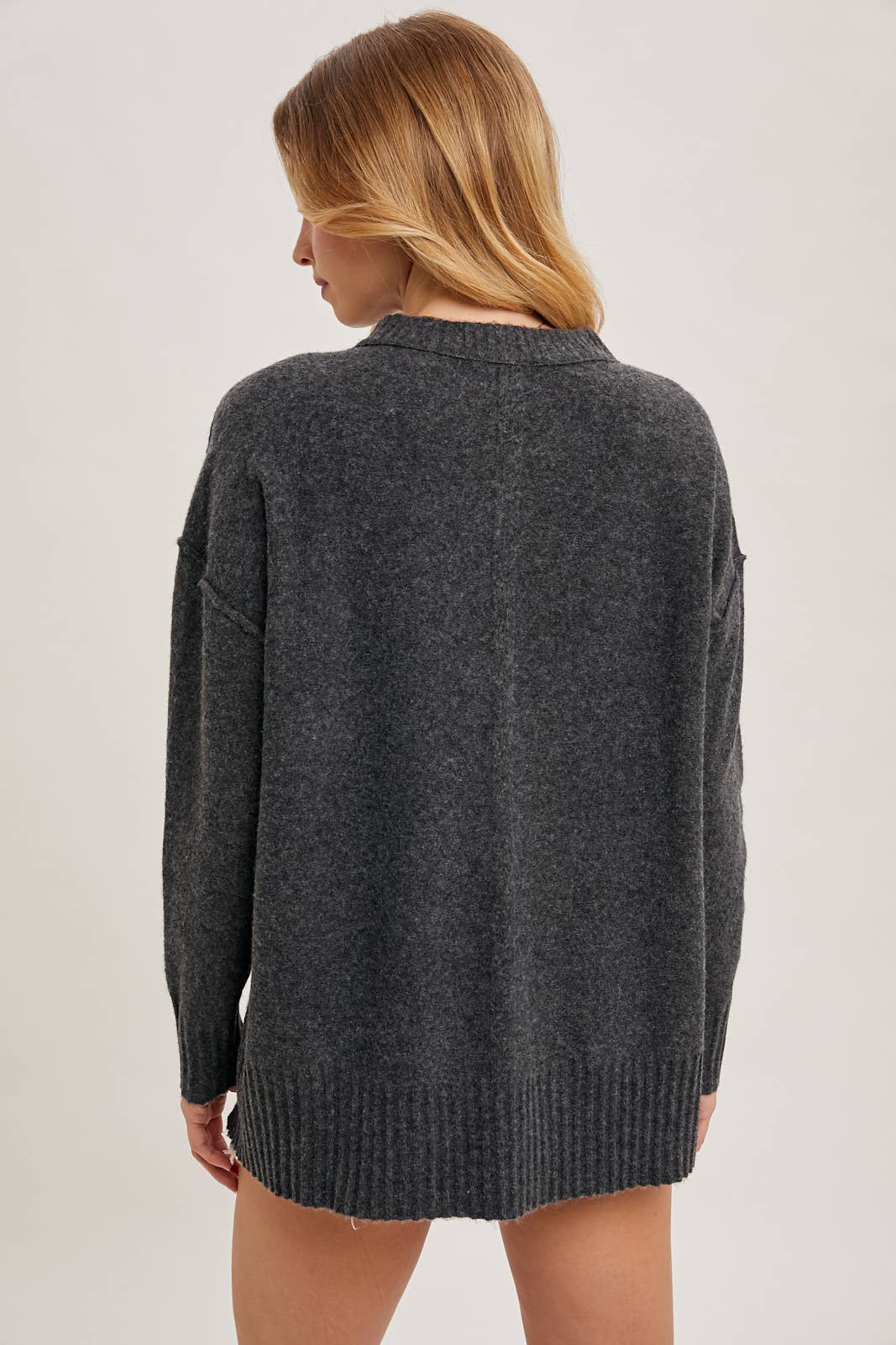 Bluivy Sweater Charcoal Crewneck Sweater