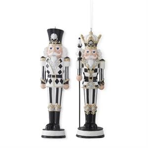 K&K Seasonal Decor Check Harlequin Nutcracker Ornament