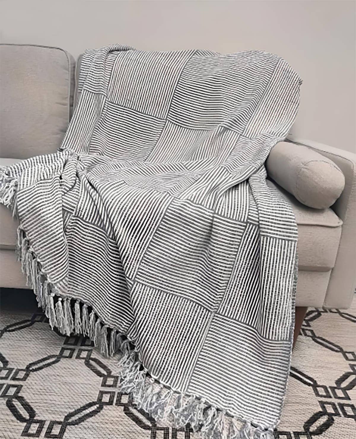 Chenille Woven Striped 50