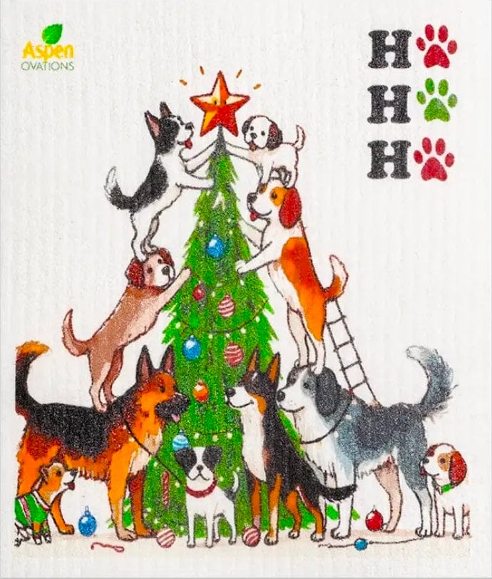 Christmas Swedish Dishcloth