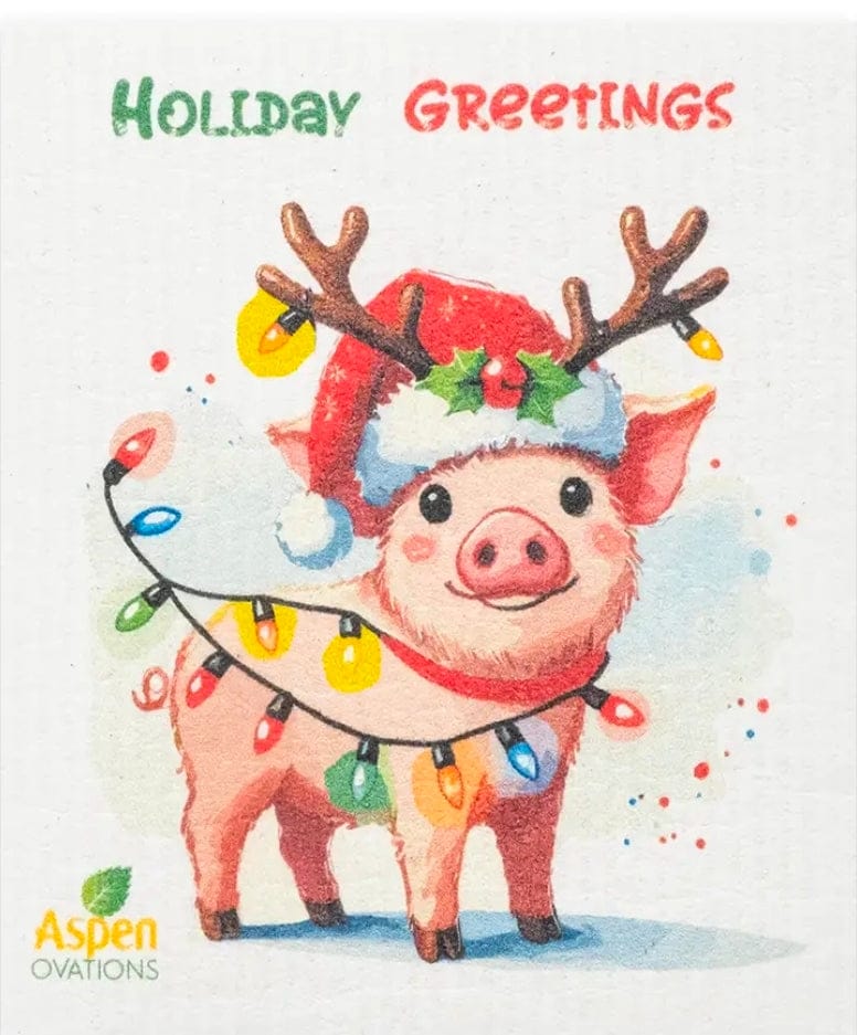 Christmas Swedish Dishcloth