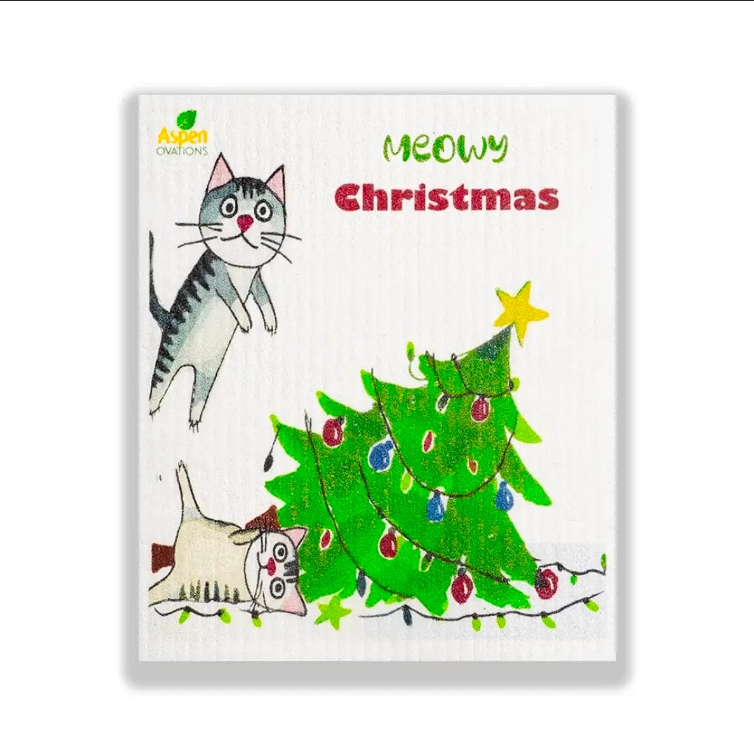 Christmas Swedish Dishcloth