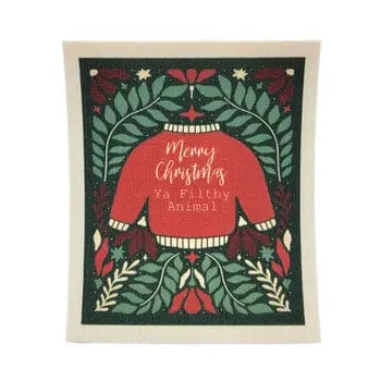 Christmas Swedish Dishcloth