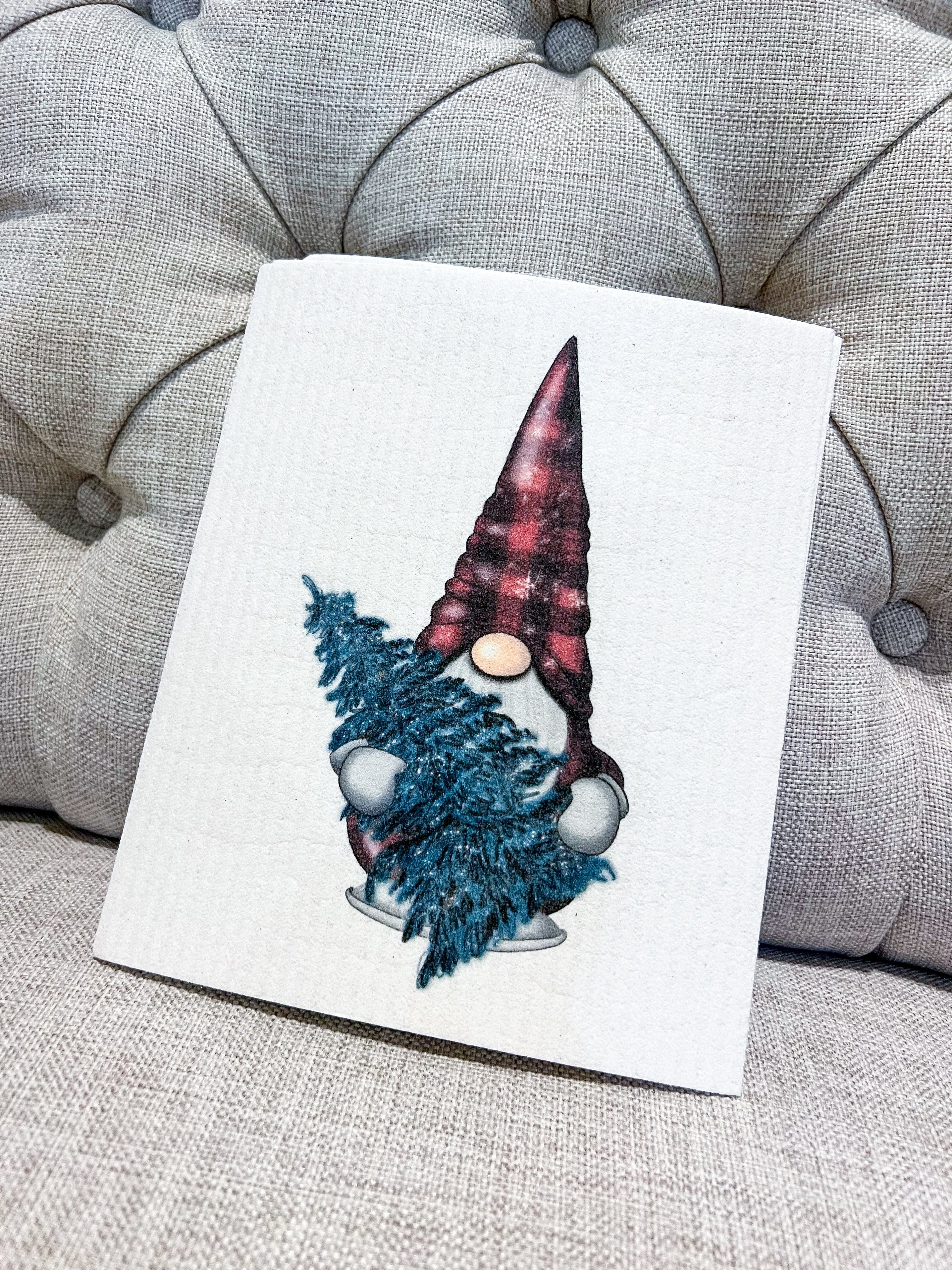 Christmas Swedish Dishcloth