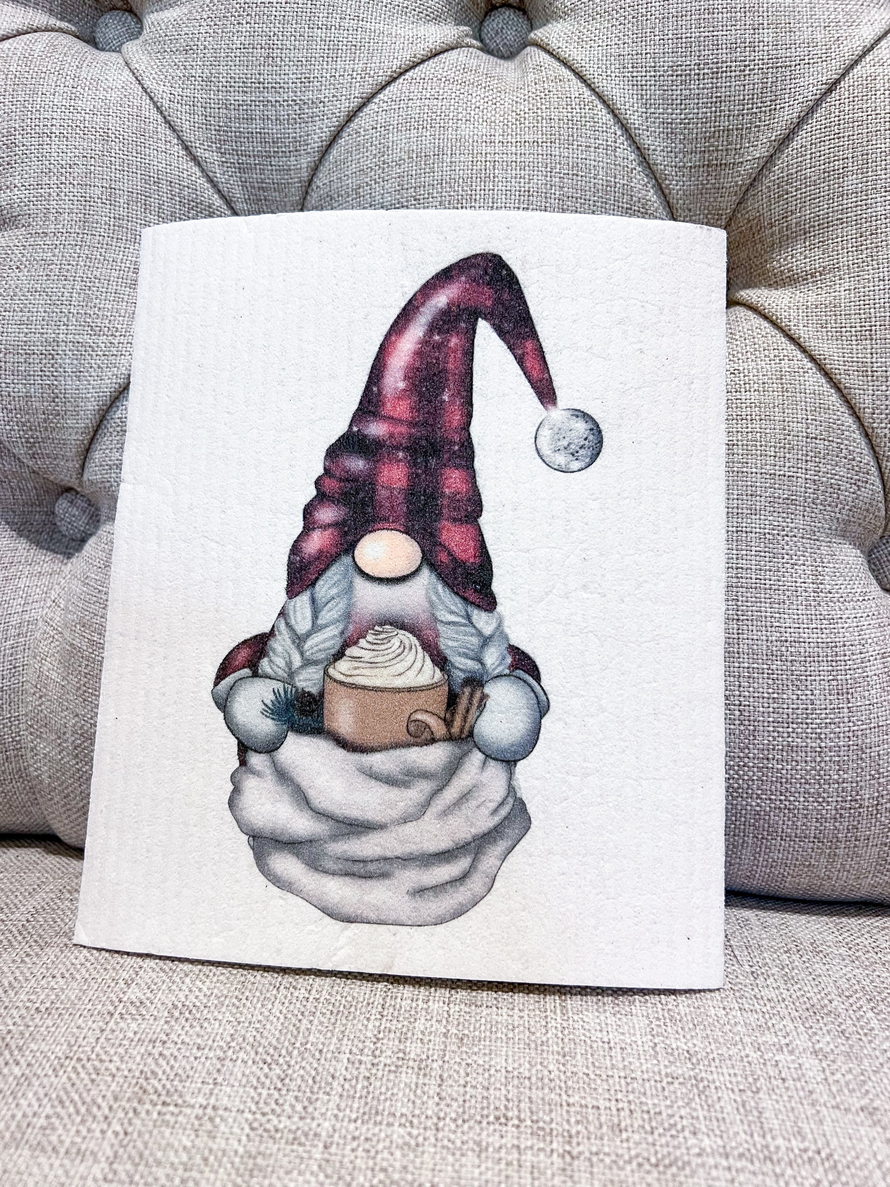 Christmas Swedish Dishcloth