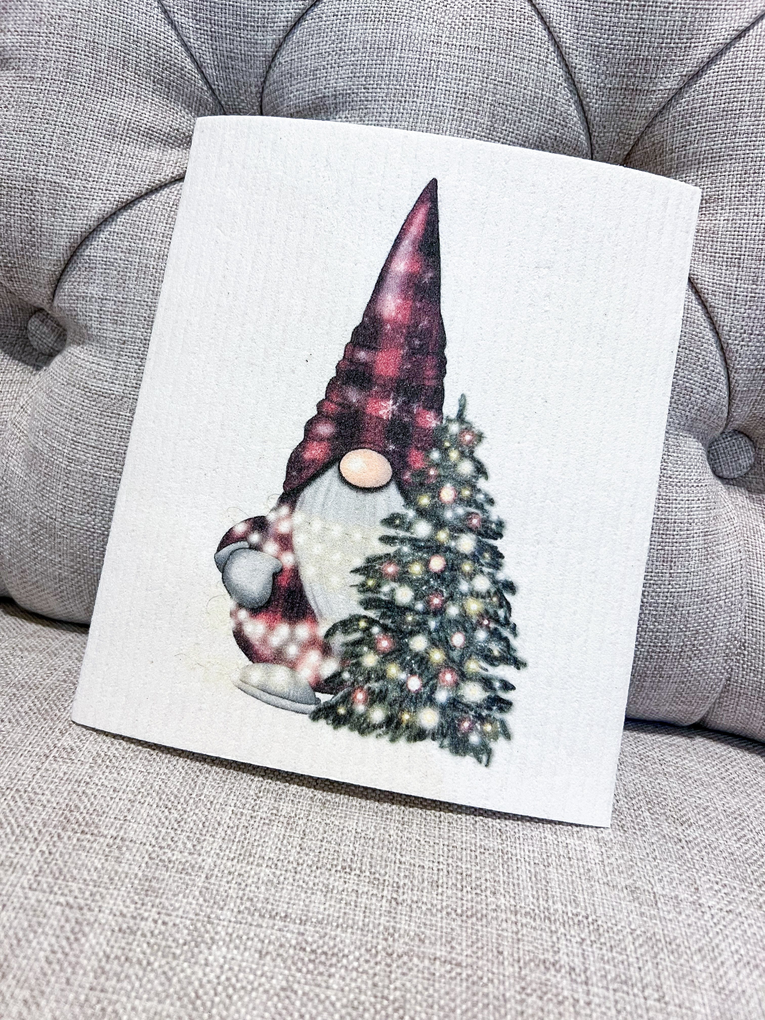 Christmas Swedish Dishcloth