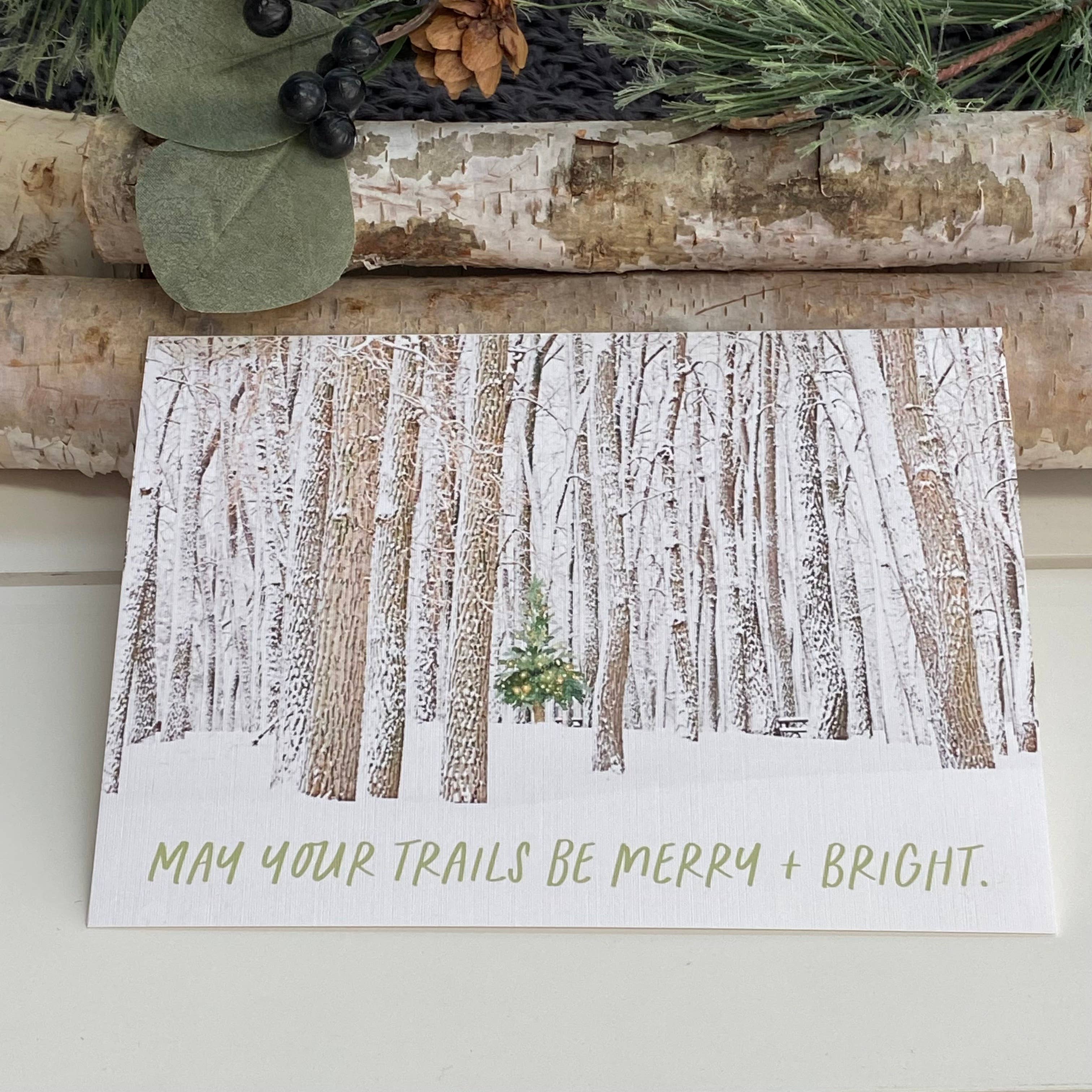 Card & Story Christmas Trails Merry and Bright Card