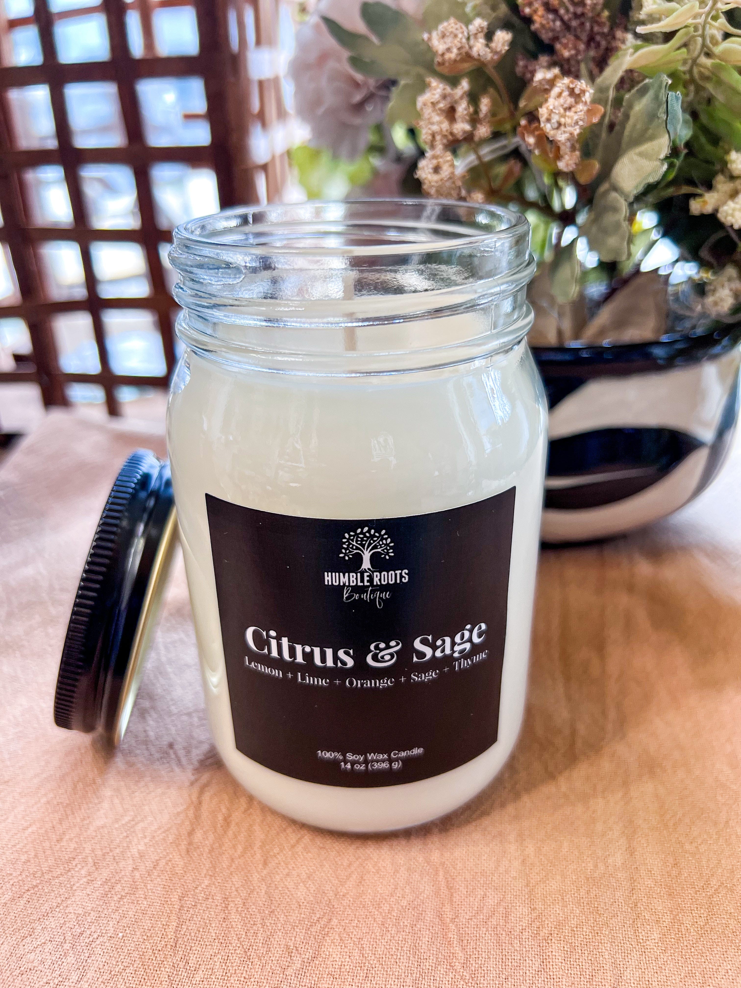 Citrus & Sage Soy Candle