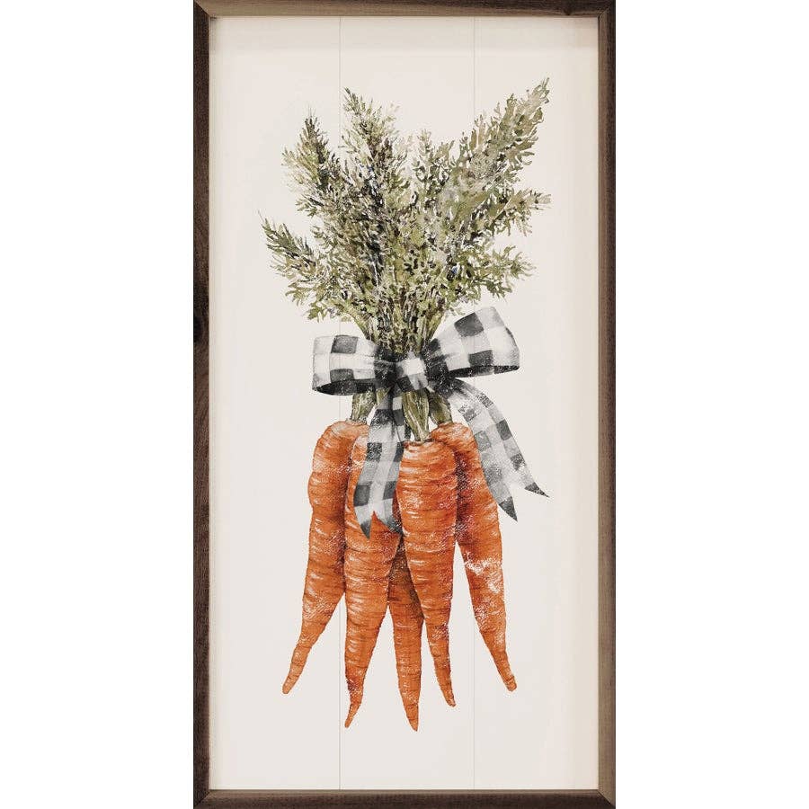 Kendrick Home Classic Carrots With Check Bow
