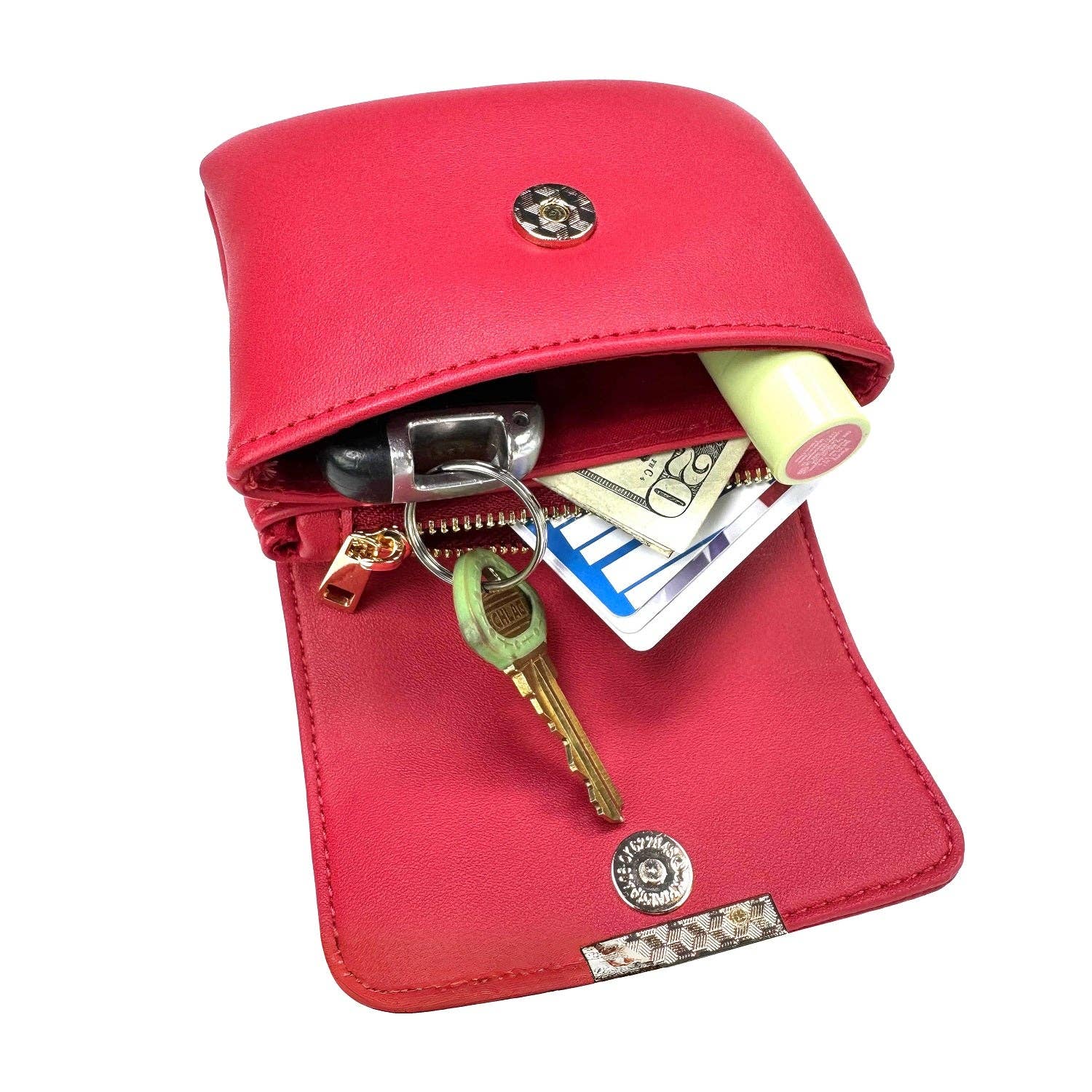 Clip & Go Crossbody Unique RFID Wallet Pouch