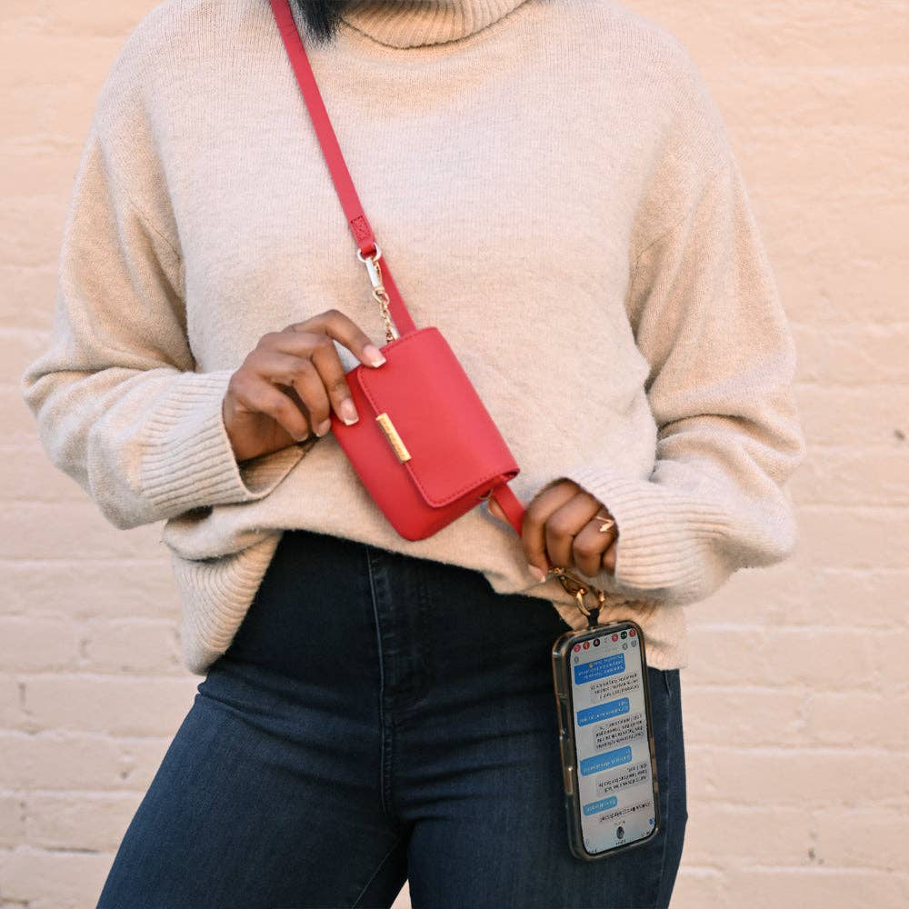 Clip & Go Crossbody Unique RFID Wallet Pouch