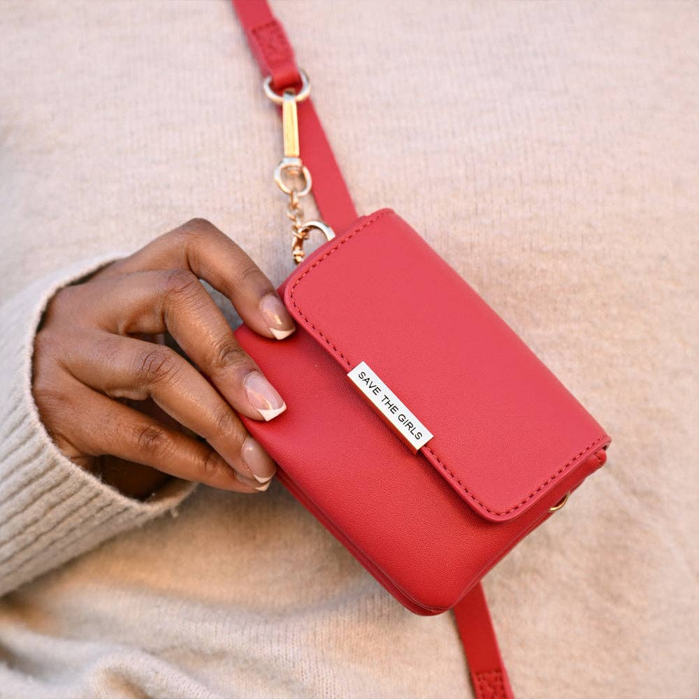 Clip & Go Crossbody Unique RFID Wallet Pouch