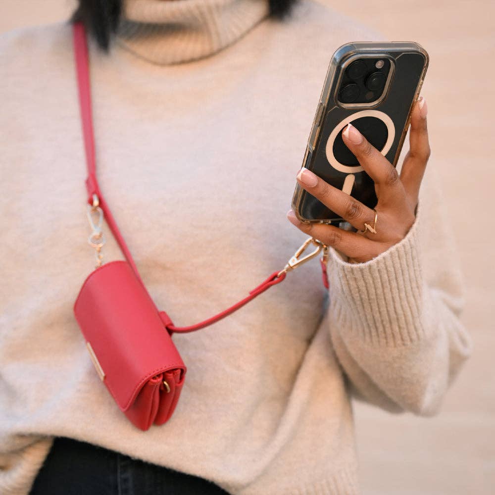 Clip & Go Crossbody Unique RFID Wallet Pouch